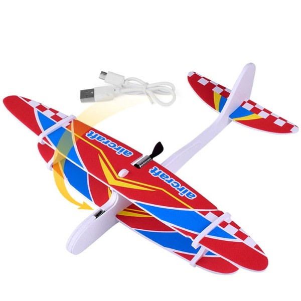 Fly EPP Skum Elektrisk Gliding Fly Flyende Leker Elektrisk Hånd Kasting Seilfly Fly