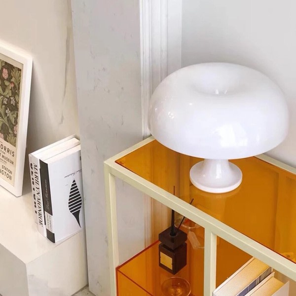 Dansk Svamp Bord Lampe Ornament Lys