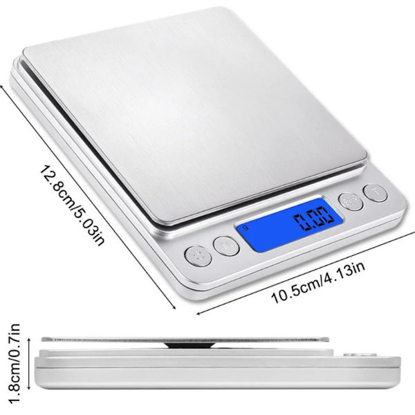 Digital Kök Våg 3000g/ 0,1g Små Smycken Våg Mat Våg Digital Vikt Gram och Oz Digital Gram Våg med LCD