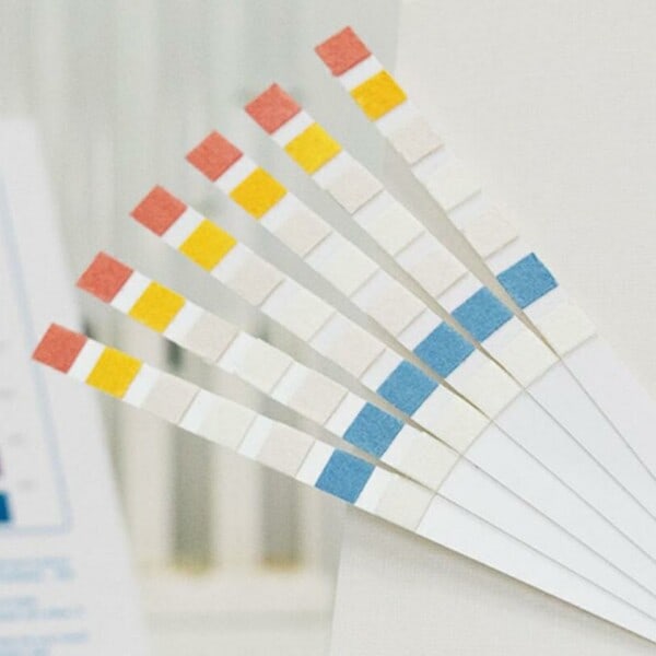 Vatten Test Papper 7in1 pH alkalinitet Nitrit Klor Brom KH GH NO2 NO3 Hårdhet Test Strips