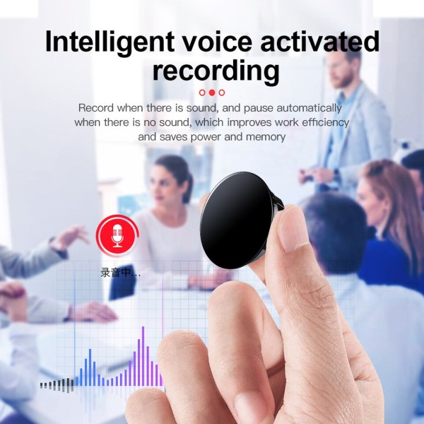 Mini Digital Voice Optager Mikro Broche Lyd Optager Professionel Lang Distance Stemme Optagelse