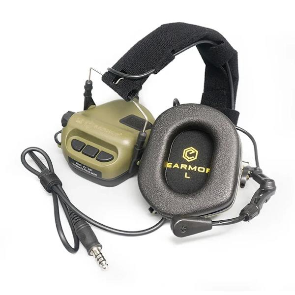 M32 MOD4 Skydning Høreværn Taktisk Støj Reduktion Headset med hjelm