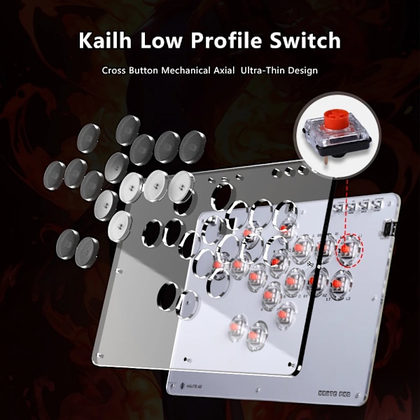 Hitbox Tastatur Arcade Stick Controller Fight Sticks PC