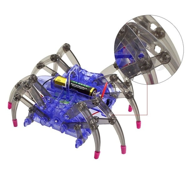Saml Intelligent Elektrisk Spider Robot Legetøj Pædagogisk Bygning Puslespil Legetøj