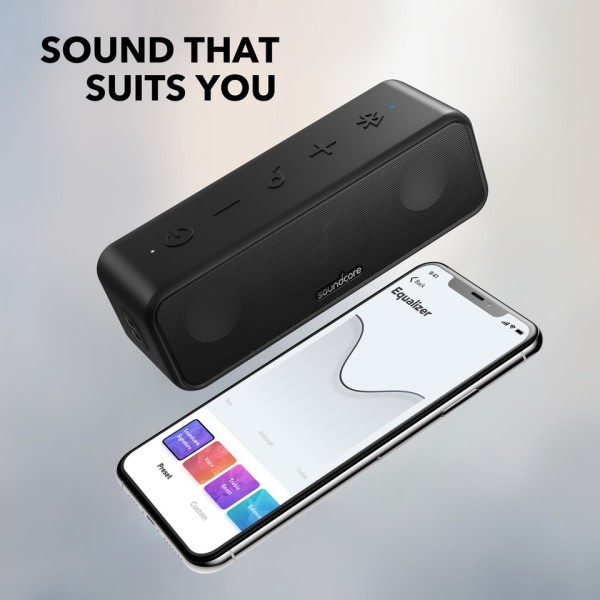 Bluetooth høyttaler med stereo lyd ren titanium membran drivere