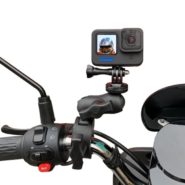 Moottoripyörän lisälaitteet pidin ohjaustanko peili kiinnike pyörä teline DJI OSMO insta360 toiminta kameralle
