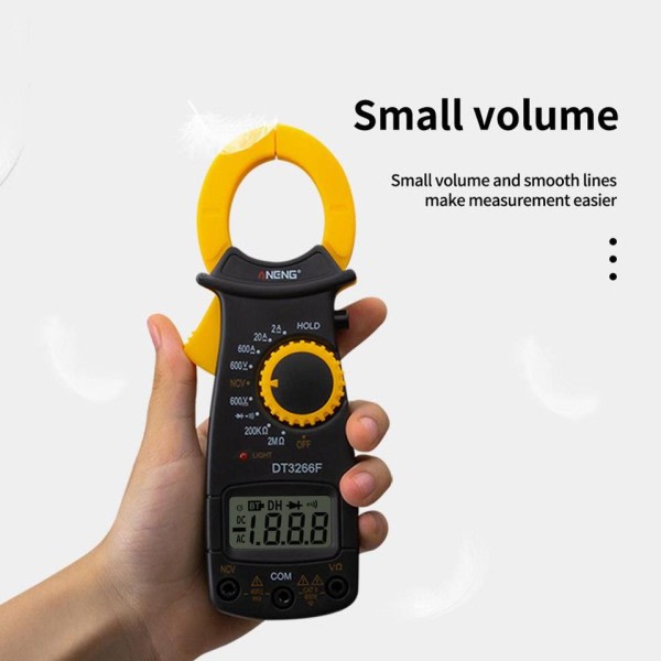Digital Amper Klämma Mätare Multimeter NCV Ström Klämma Tång Voltmätare Amperemeter