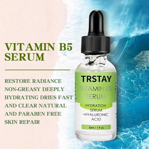 Vitamin B5 Ansikte Serum Mjuk Återfuktande Reparation Torr Hud Aloe Lugnerar Porer Shrink
