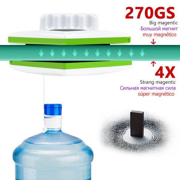 Magnetisk glas børste dobbelt side glas rengøring børste til vindue rengøring husholdning rengøring værktøj