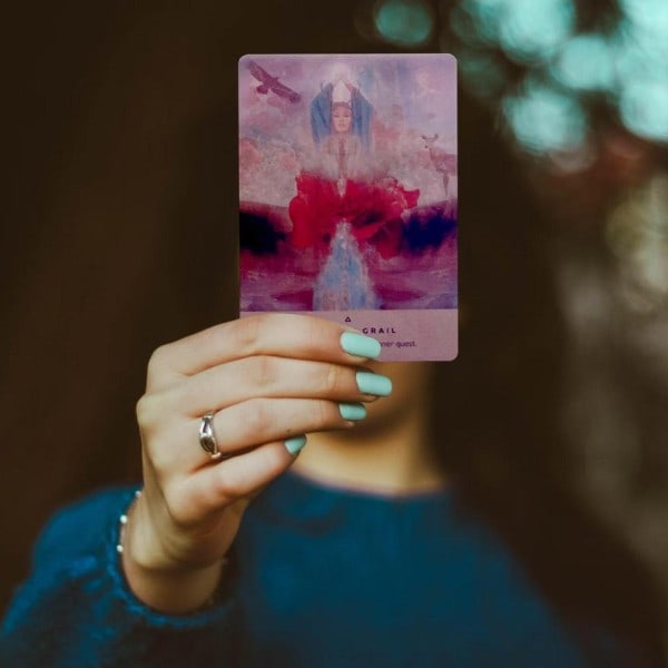 Tarot Oracle kortti Salaperäinen Ennustaminen Peli Tarot kortti nainen tyttö kortti peli lauta peli