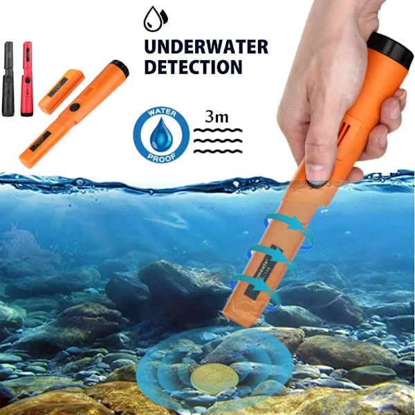 Bedste kvalitet Portable TC-110 Metal Detektor pointer Pinpoint GP-pointer Hånd Hold Metal Detektor Positionering Stang Detektor IP68 vandtæt