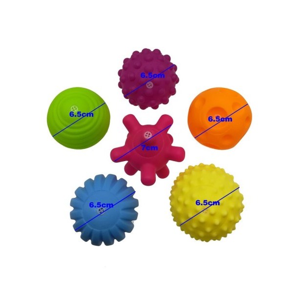 Teksturoitu Multi Ball Set Develop baby's Tactile Senses Lelu Vauvan Touch Käsi pallo lelut
