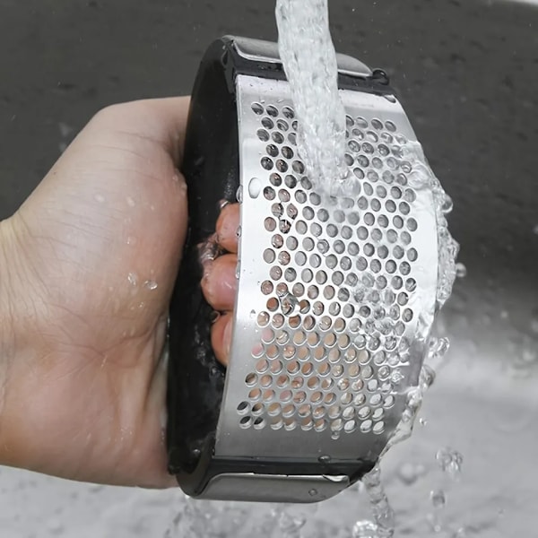 Manuell Ring Vitlök Masher Vitlök Press Mincer, Hushåll Rostfritt Stål Kök Tillbehör