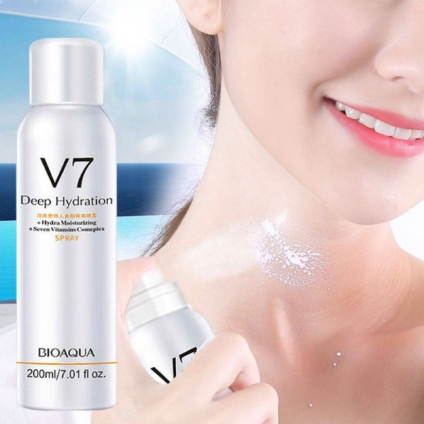 200ML Whitening Concealer Solscreen Isolation Spray Vattenproof V7 Hydration Fuktgivande