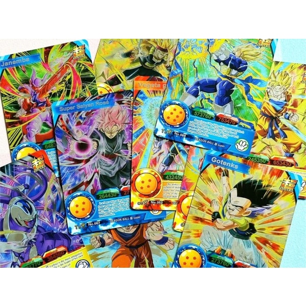 224 kort Dragon Ball Kort Samling Kort Anime Battle Carte för Barn Gåva leksak