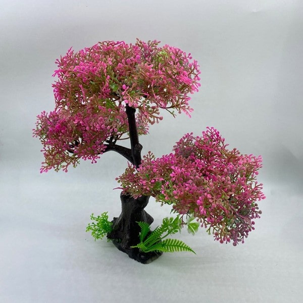 Fisk Tank Kunstig Tre Akvarium Dekorasjon Simulering Aquatics Plante Ornament