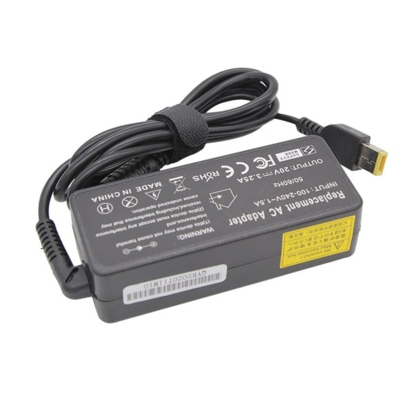 20V 3,25A 65W USB AC Bärbar dator Laddare Ström Adapter För Lenovo Thinkpad X301S X230S G500 G405 X1 Carbon E431 E531 T440s