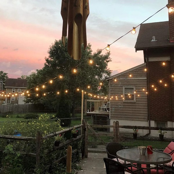 Juhla LED Globe String Light Fairy LED G40 Ulkona joulu juhliin puutarha koriste seppele lamppu