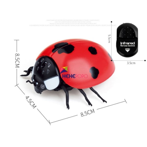 Infraröd RC Djur Insekt Leksaker Simulering Spindel Bee Fly Krabba Ladyb Mantis Elektrisk Robot Leksak