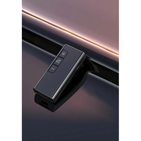 Bluetooth Aux Adapter Trådløs Bil BT Mottaker Digital Display Jack Lyd Musikk Mic Handsfree
