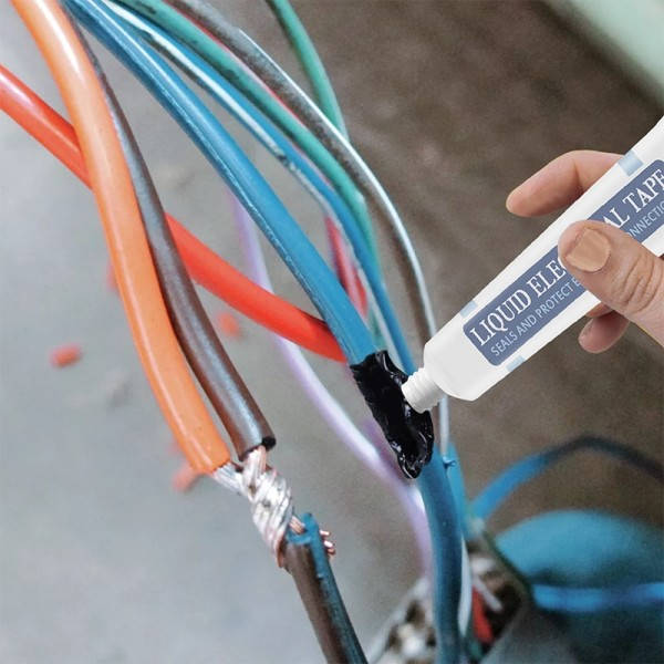 50ml Væske Isolerende Tape Reparation Gummi Elektrisk Wire Kabel Coat Fix Line Lim