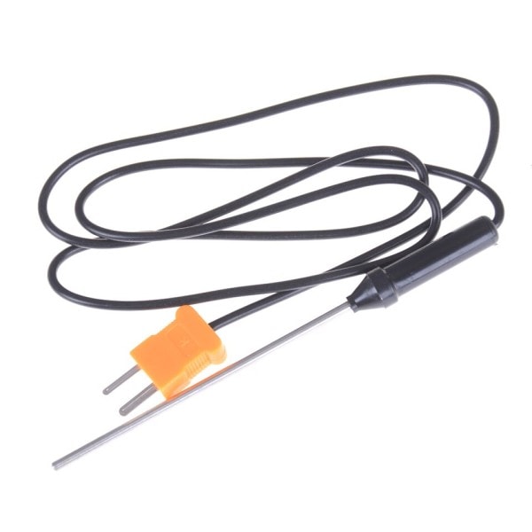 1 st K Typ Termoelement Sond Sensor Temperatur Regler Med Tråd Kabel
