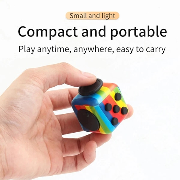 Fidget Anti Stress Lättnad Leksaker Dekompression Tärning Spel