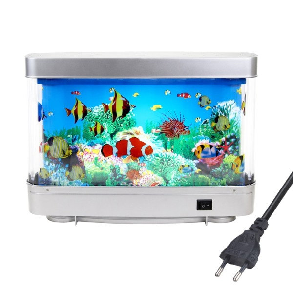 Kunstig tropisk fisk tank lamper akvarium dekorativ nat lys