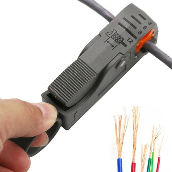 Automatisk avisolering tång tråd avdragare kabel tråd avskärare avskalning krympning verktyg