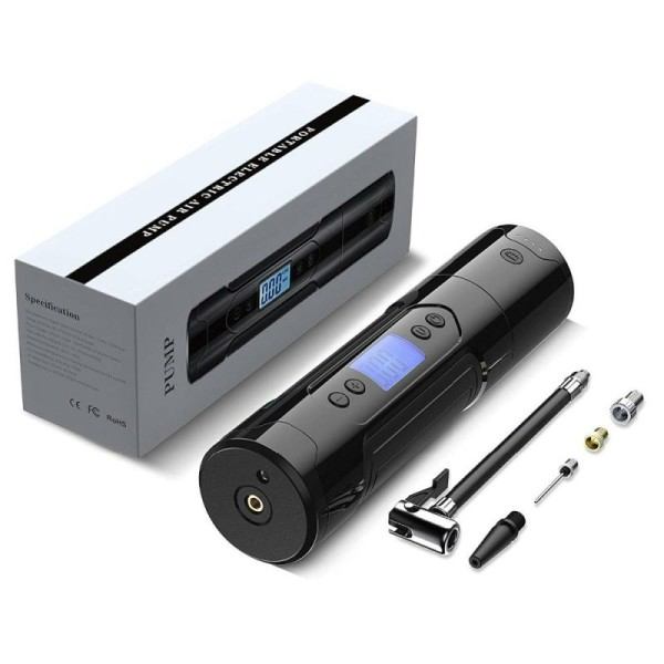 Bärbar Luft Kompressor Däck Inflator 150 PSI Mini Inflator Pump Trådlös Bil Typ Pump med LED Lampa