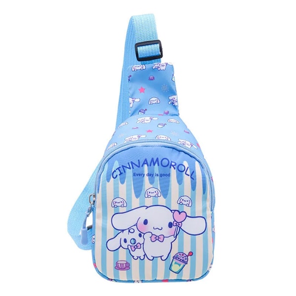 Cinnamoroll Chest Bag Kawaii Crossbody laukut Kuromi My Melody Messenger olkalaukku naisten matka urheilu lelut