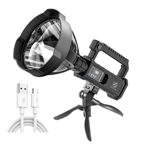 Genopladelige Høj Power LED Lommelygter Ultra Lang Belysning Distance Lampe Søgelygte