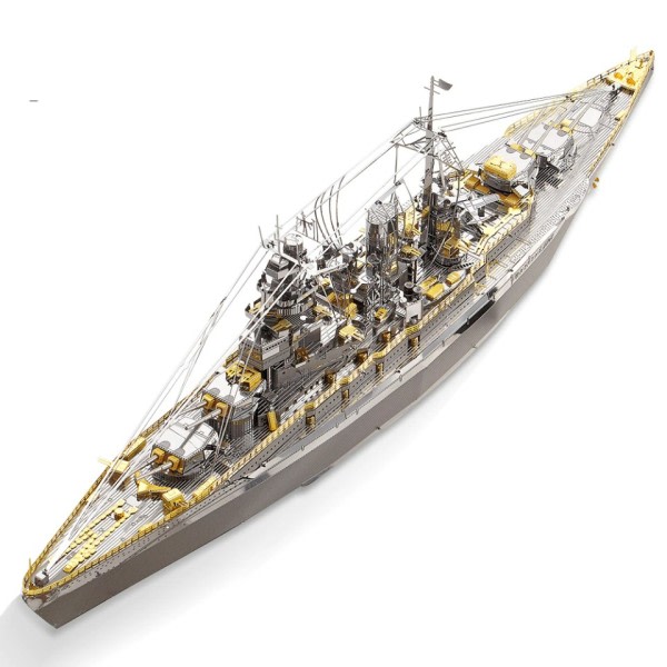 Metall puslespill modell bygg sett Nagato klasse slagskip stikksag leketøy