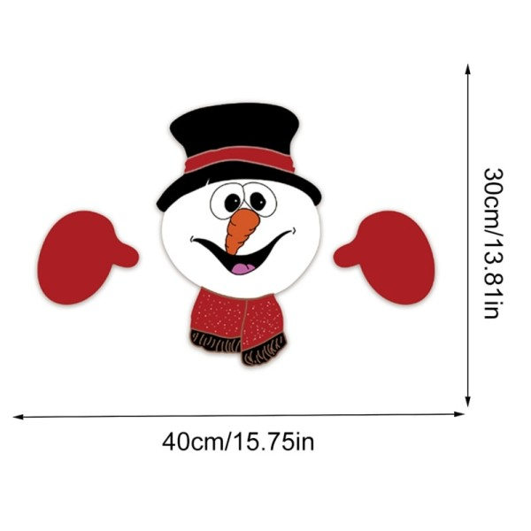 Jul Djur Staket Peeker Dekoration Jul Ornament