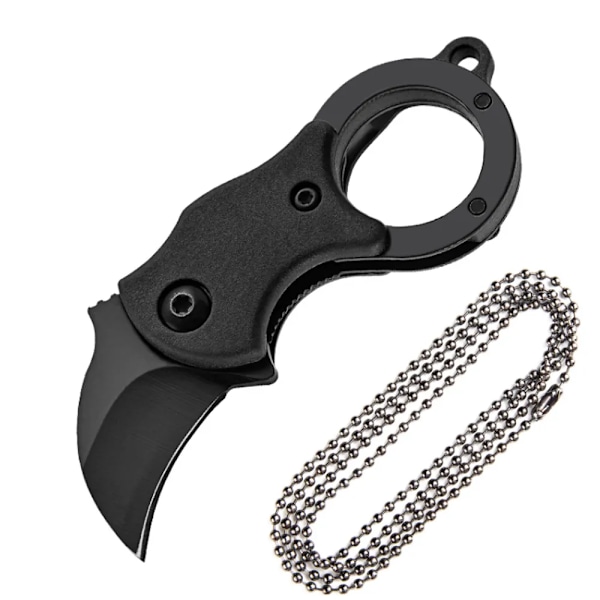 Mini  nøkkelring lomme kniv rustfritt stål camping liten mini bærbar kniv skreller