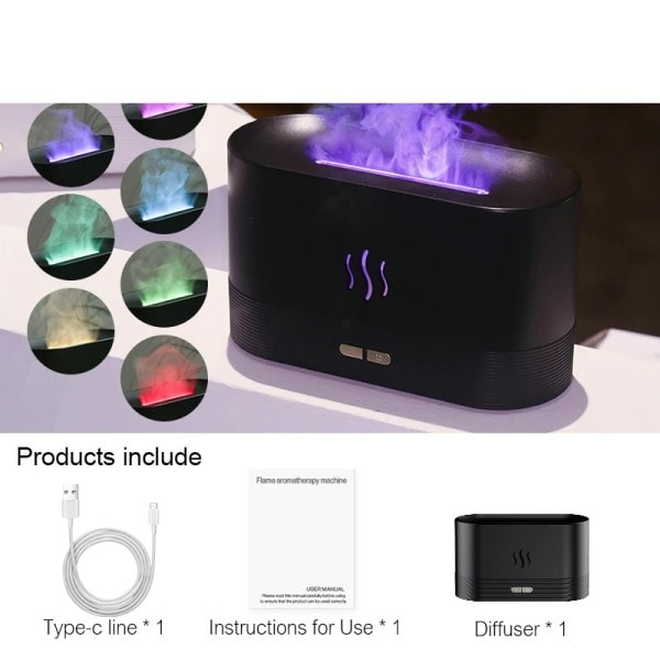 Aroma Diffuser Luft Fugter Ultrasonic Cool Mist Maker Fogger