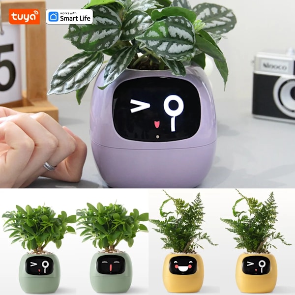 Tuya Ivy Smart Planter,endless Fun Over 49 Rich Expressions