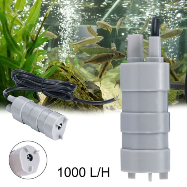 12V Vand Pumpe 1000L Høj Flow Hval Pumpe 5M Holdbar Engineering Plast Pumpe