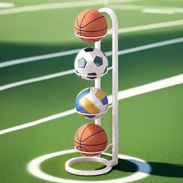 Inomhus Barn Basket Förvaring Rack Put Ball Fotboll Förvaring Korg