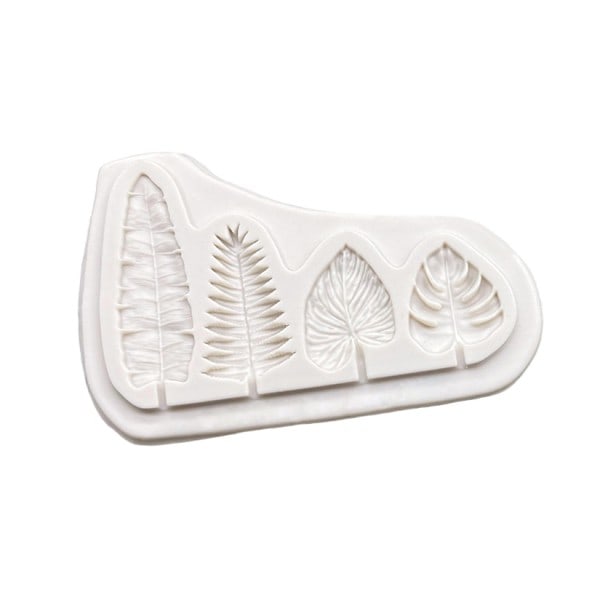 Palm Ginkgo Lønne Monstera Deliciosa Blader Silicon Sugarcraft Mugg Harpiks Verktøy