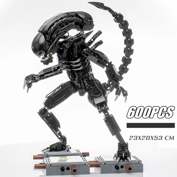 Prometheus Aliens Vs Predator Space Aliens Figur Mech Model Bygning Klodser Klodser Legetøj til barn