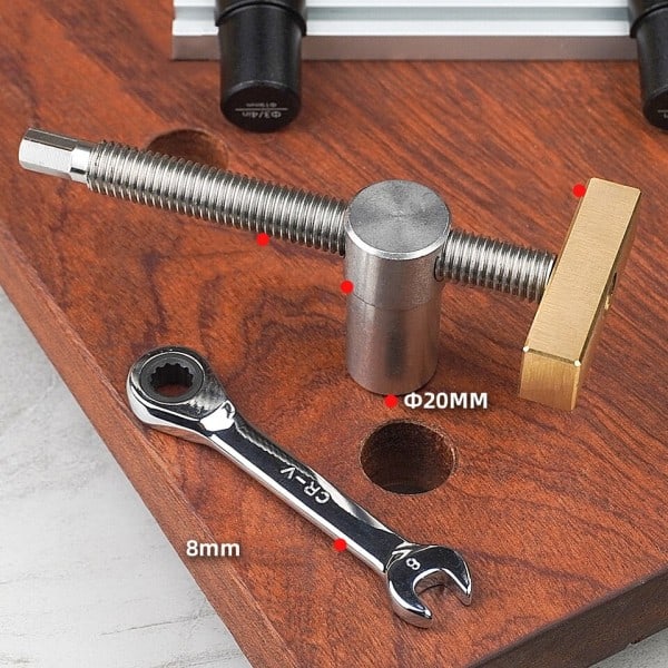 Træbearbejdning Desktop Clip Messing Hurtig Fixed Clip Quick Fixture  Clamping Værktøj Kit