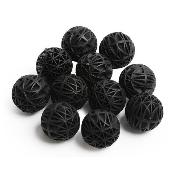 100 stk/lot 16mm Akvarium Filter Bio Baller Bærbar Våt Tørr Bomull For Luft Pumpe Ren Fisk Tank Dam svamp