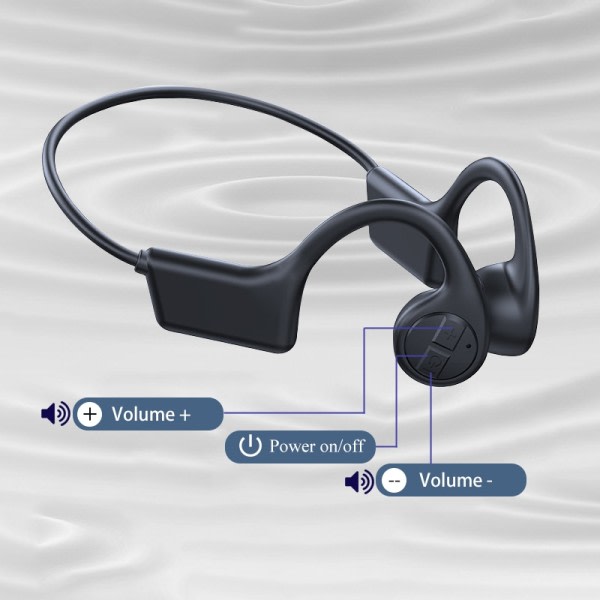 Hovedtelefoner Bluetooth Headset  Trådløs Sport Hovedtelefoner