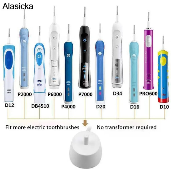 USB liitin vaihto Suun B 3757 sarja D12 D20 sähköinen hammasharja laturi induktiivinen lataus jalusta adapteri