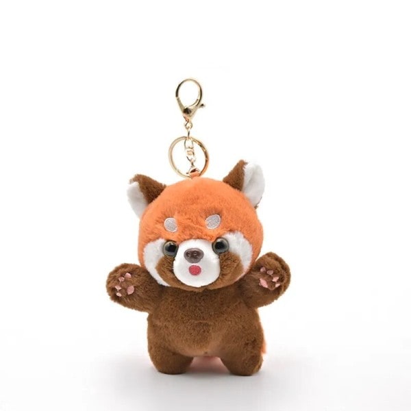 Panda plysch leksak nyckelring semester present plysch djur ryggsäck hänge zoo souvenir söta dockor