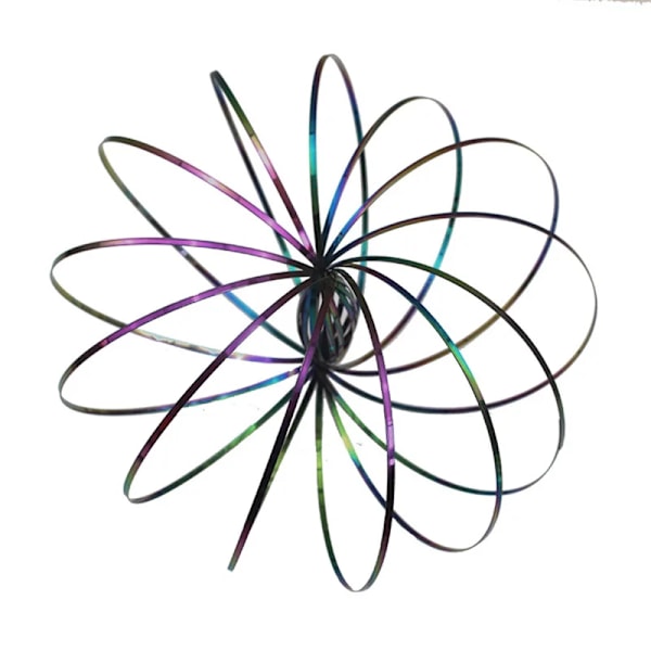 Flow leke Magic Fidget Ring Toroflux Amazing Flow Ring Toys Kinetic Spring Toy