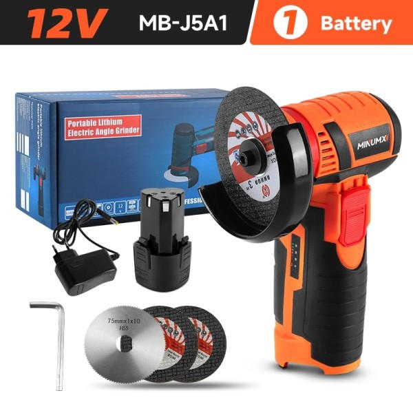 12V harjaton kulma hiomakone 19500rpm johdoton kiillotus hionta timantti kone sähkö teho työkalut