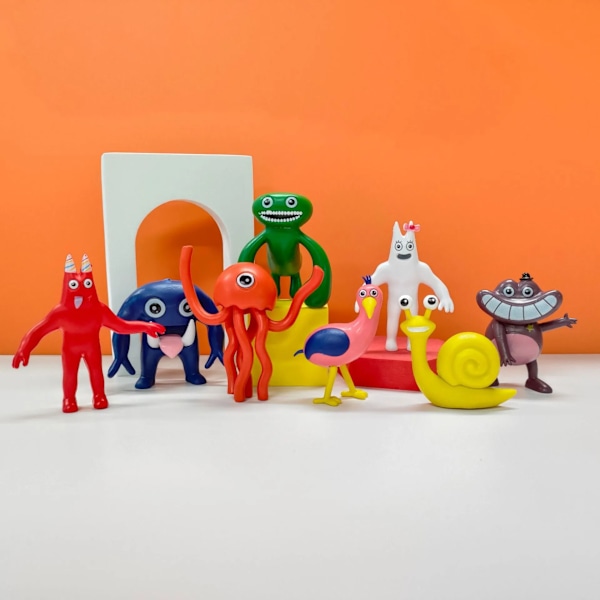 PVC spil model dukker animation omgivelser børn' fødselsdag gaver