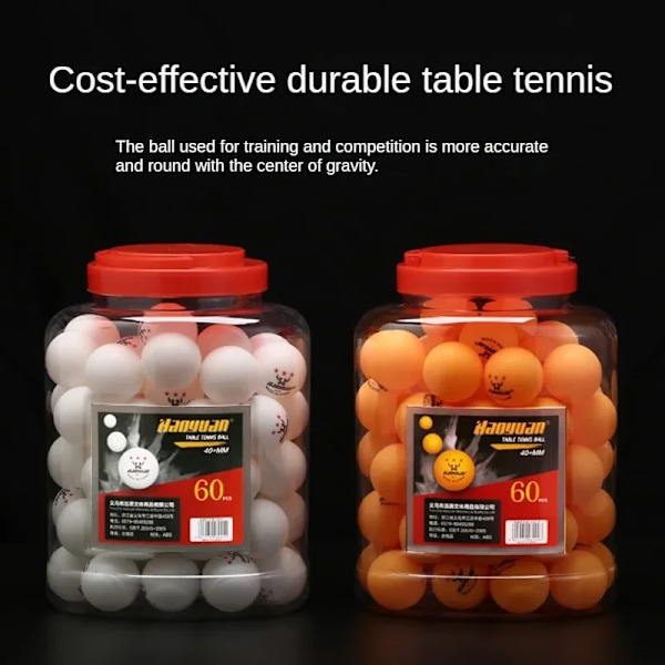 60 bitar Professional 3 Star Bord Tennis Bolar